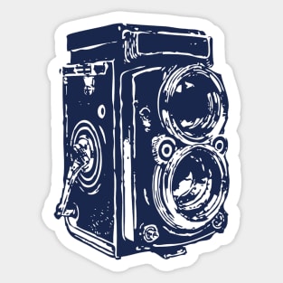 Retro Camera For Vintage Picture Sticker